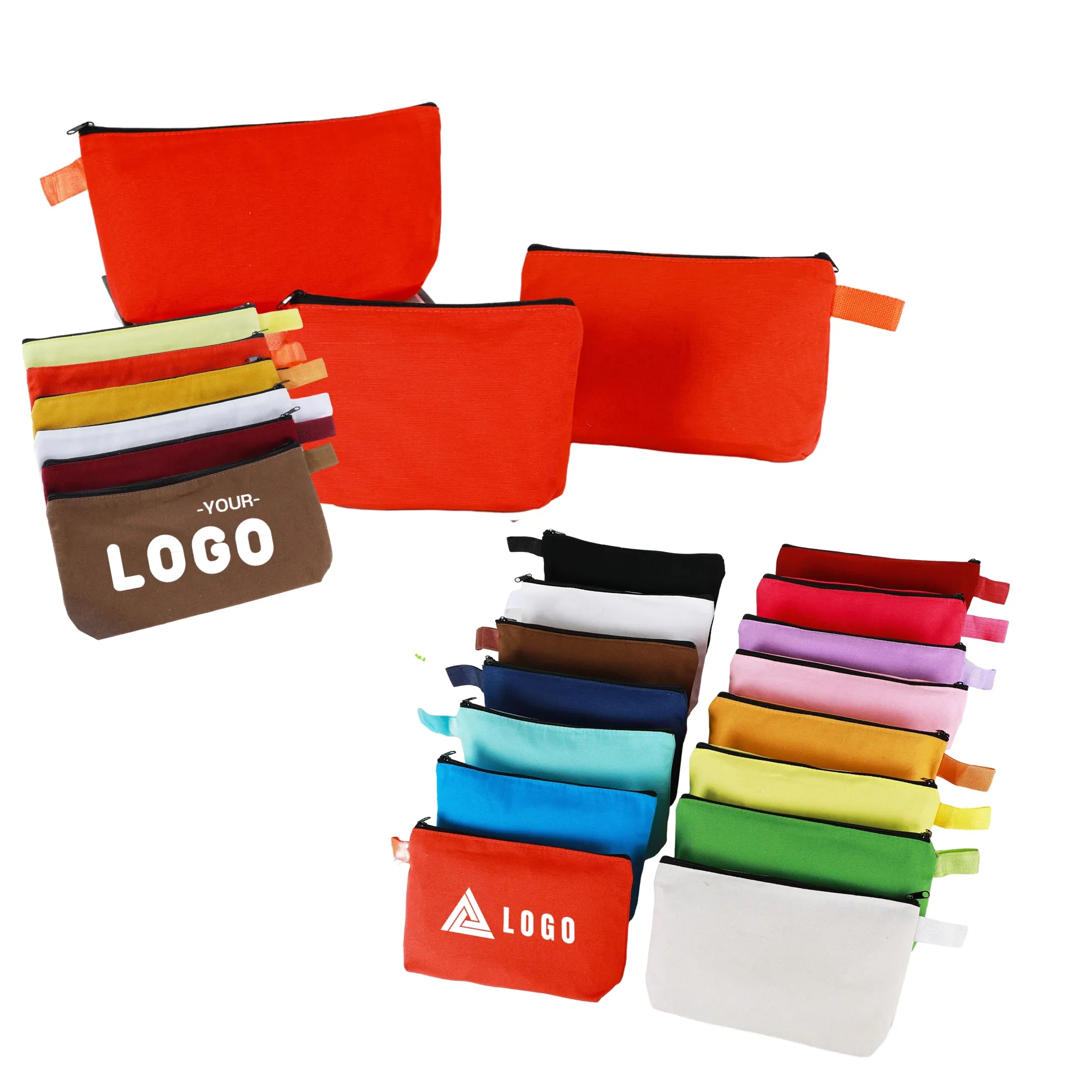 Colorful Canvas Stationery Makeup Bag 2