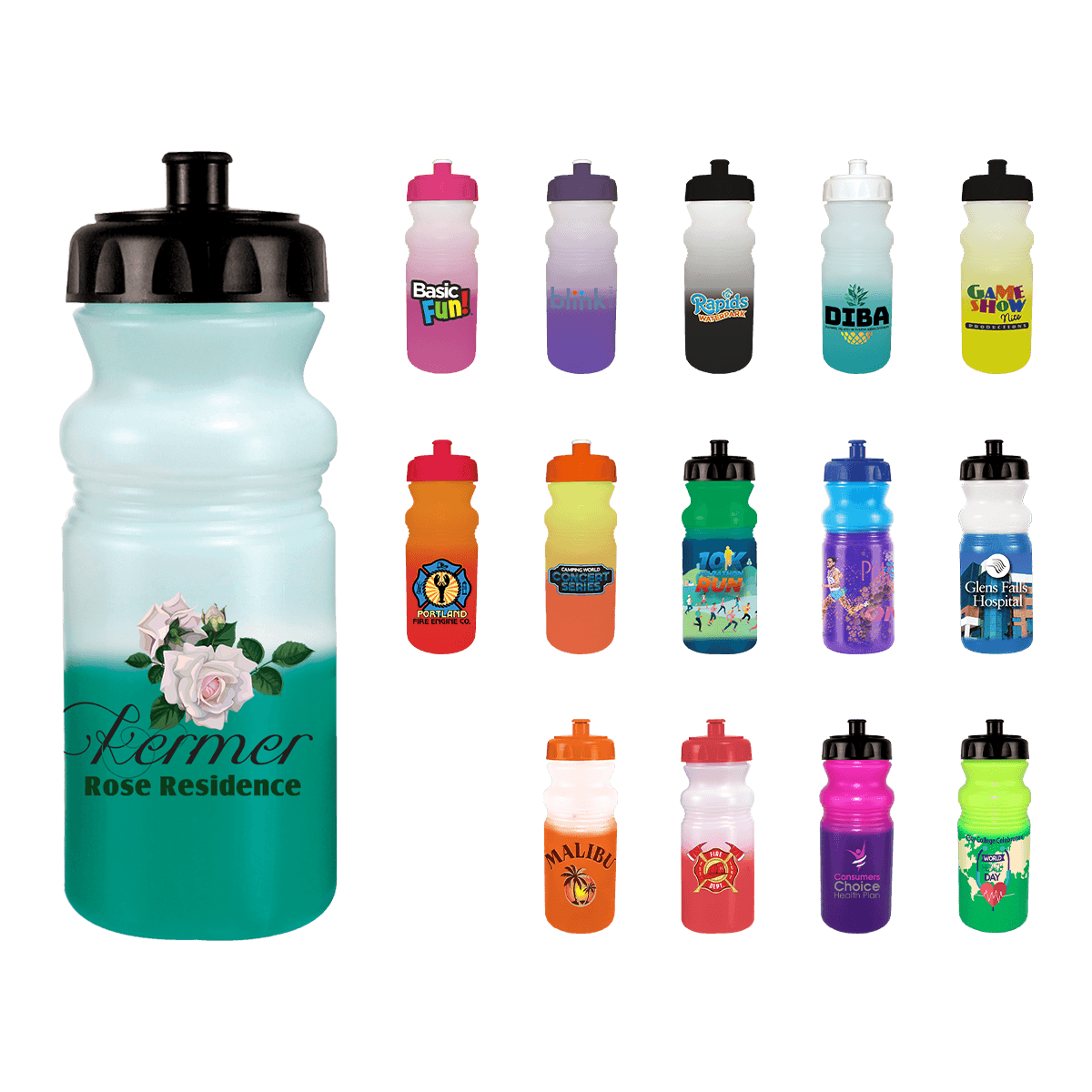 Mood™ 20 oz. Cycle Bottle - Push and Pull Cap 7