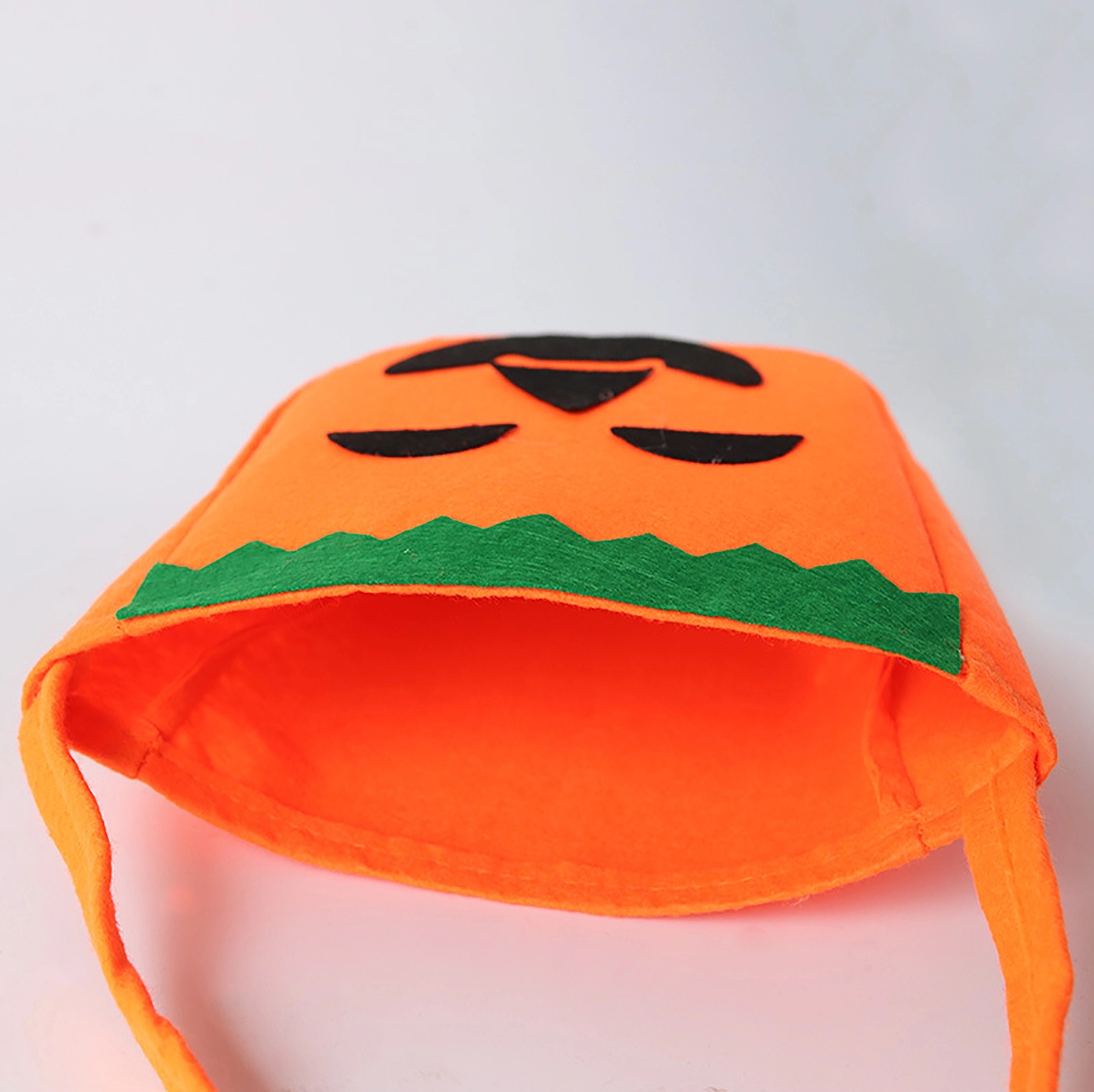 Halloween Pumpkin Candy Bags for Kids Non-Woven Buckets 5