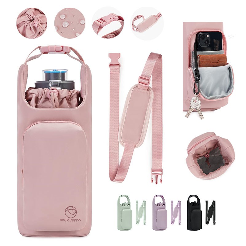 Water Bottle Carrier Bag with Phone Pocket 3