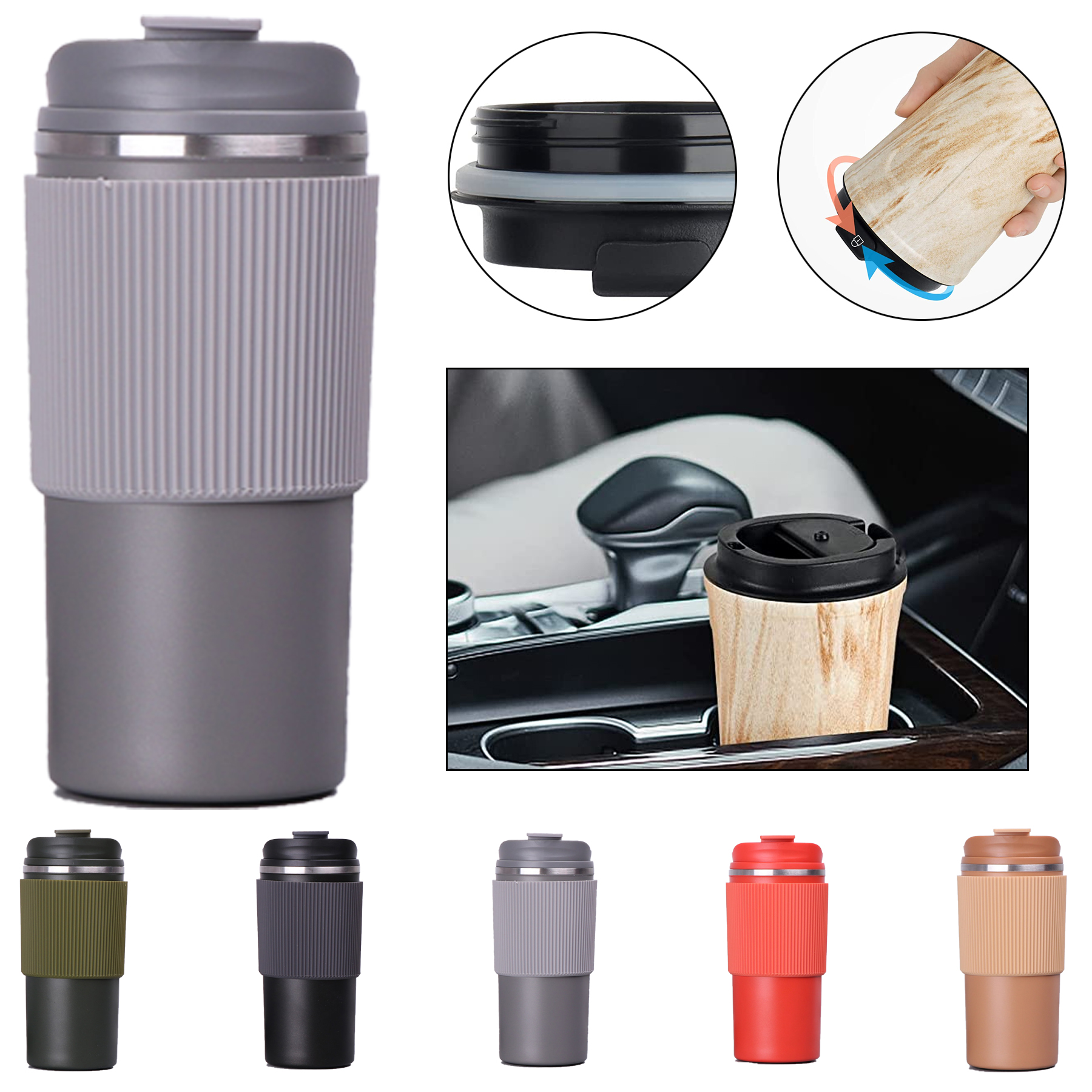 14oz Stainless Steel Coffee Mug 1