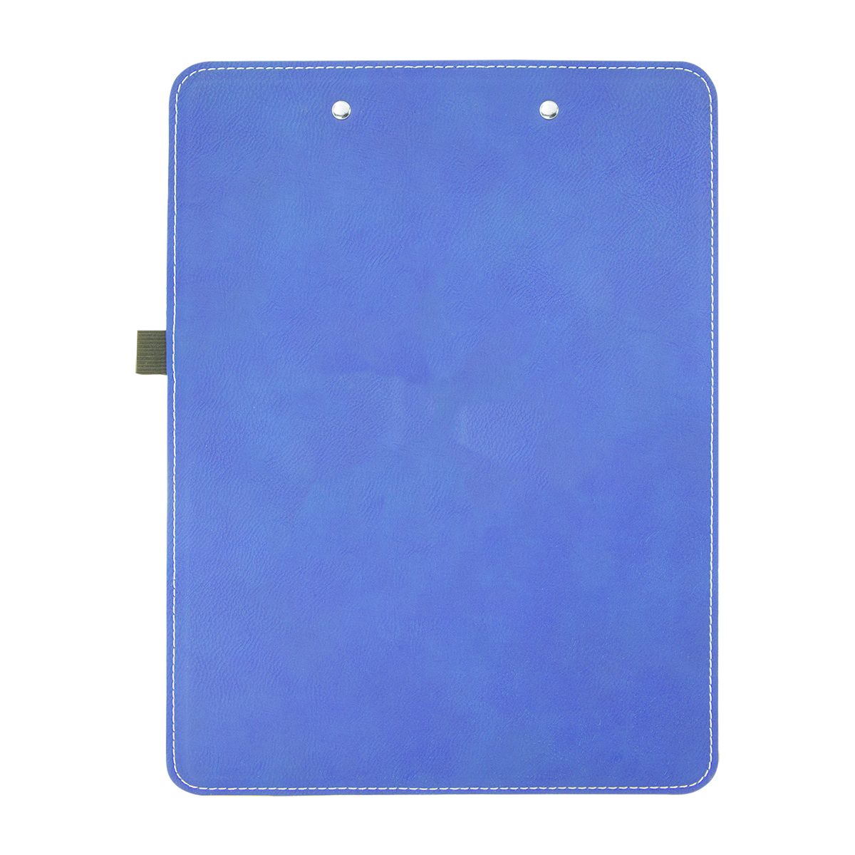 9" x 12 1/2" Blue/Silver Leatherette Clipboard 5