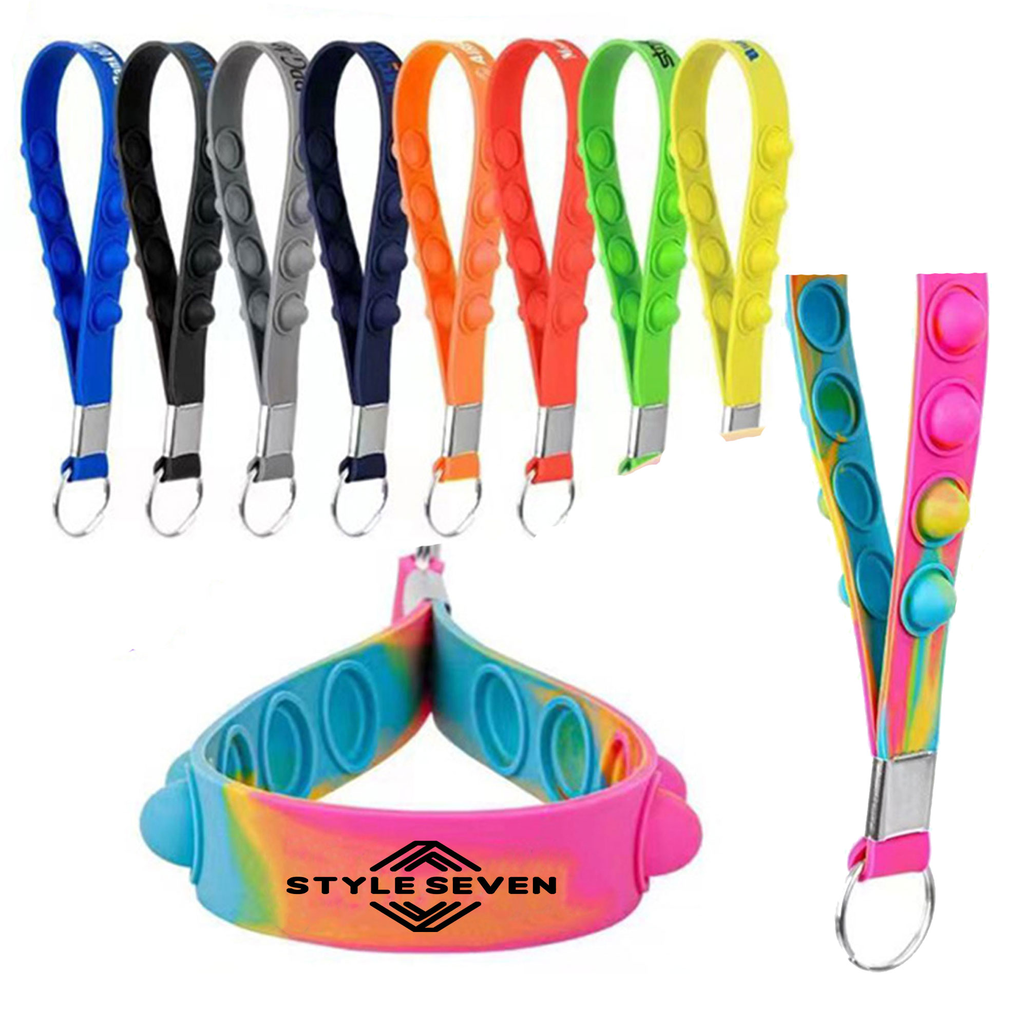 Silicone Wristband Keychain 2