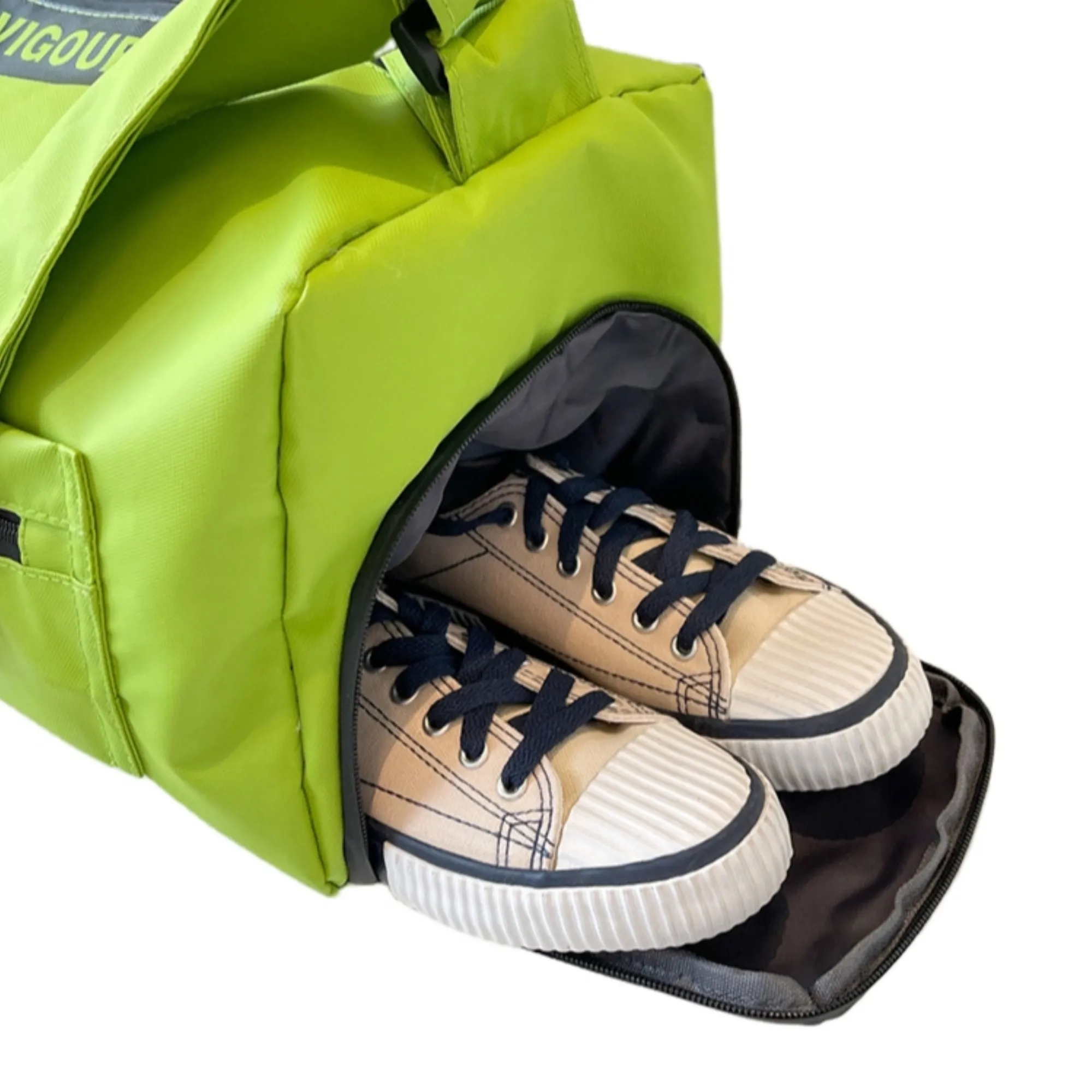 Large Waterproof Oxford Duffel Bag With Wet Dry Compartments 3