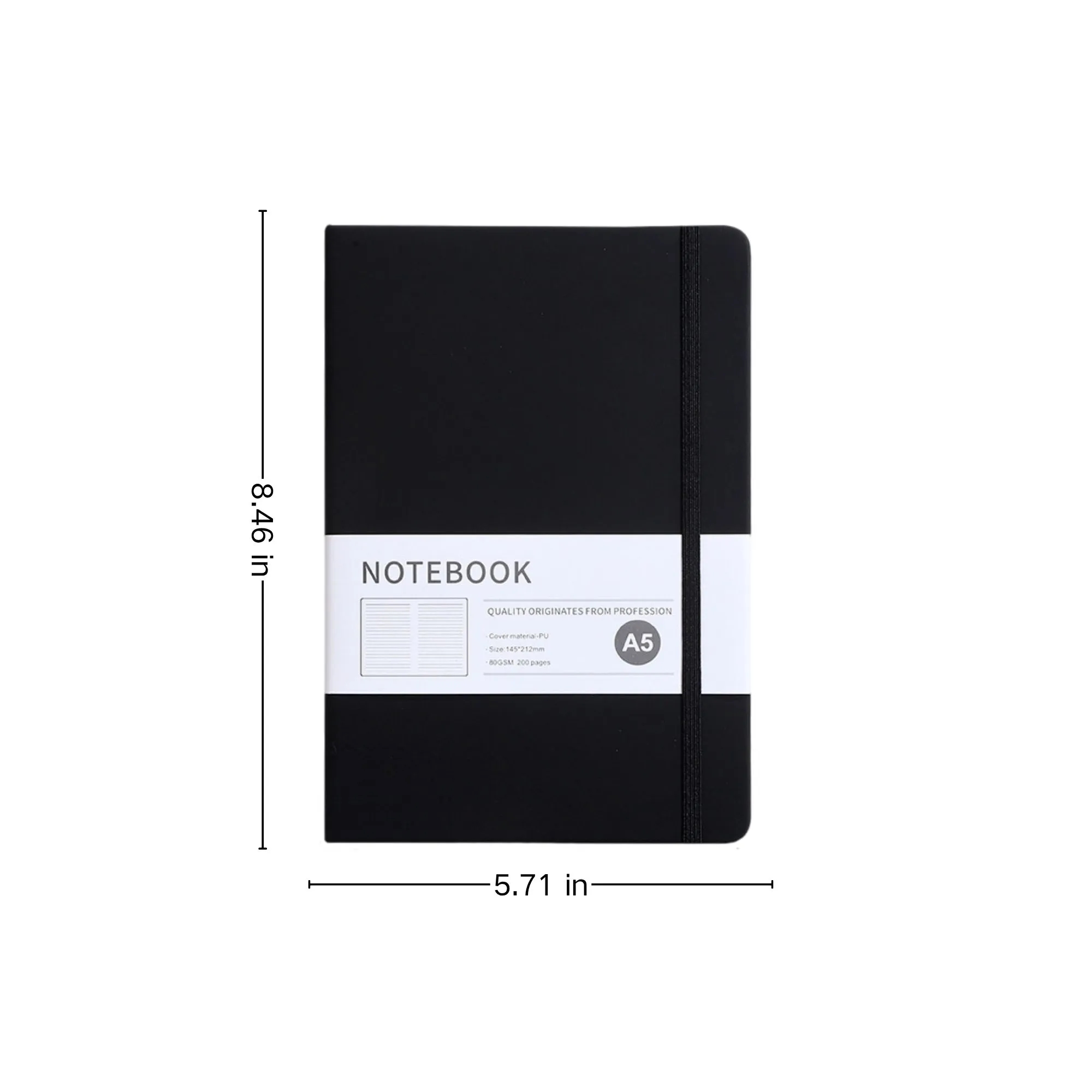 A5 PU Leather Strap Notebook 3
