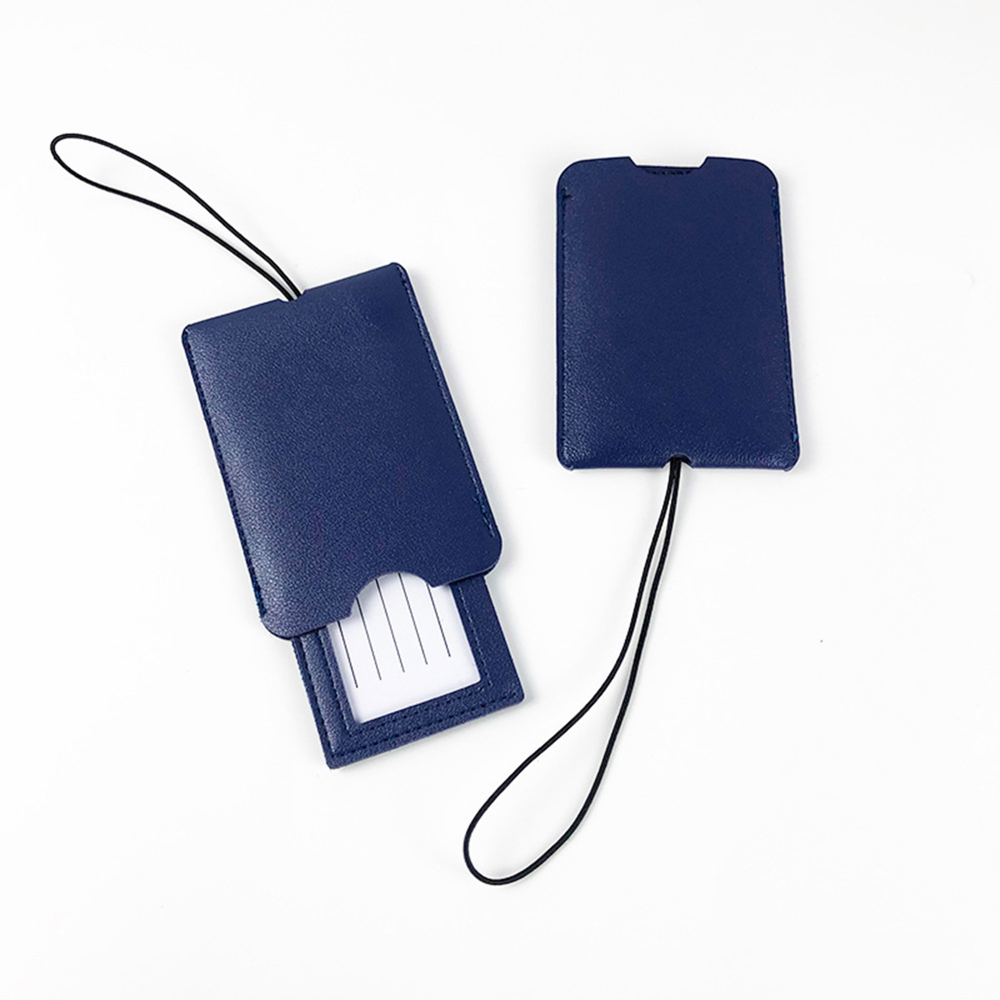 PU Leather Luggage Tag with Elastic Strip 3