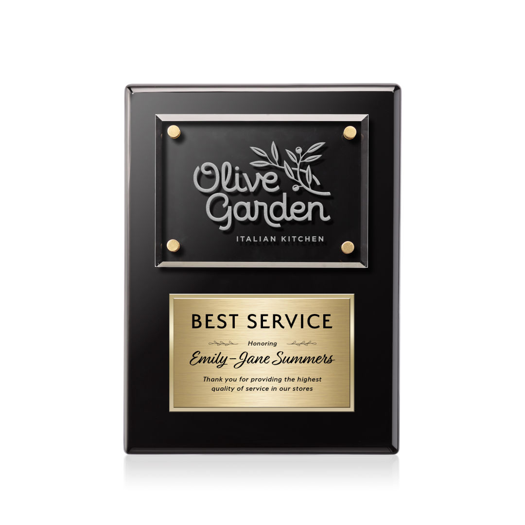 Gossamer Plaque - Black/Gold 1
