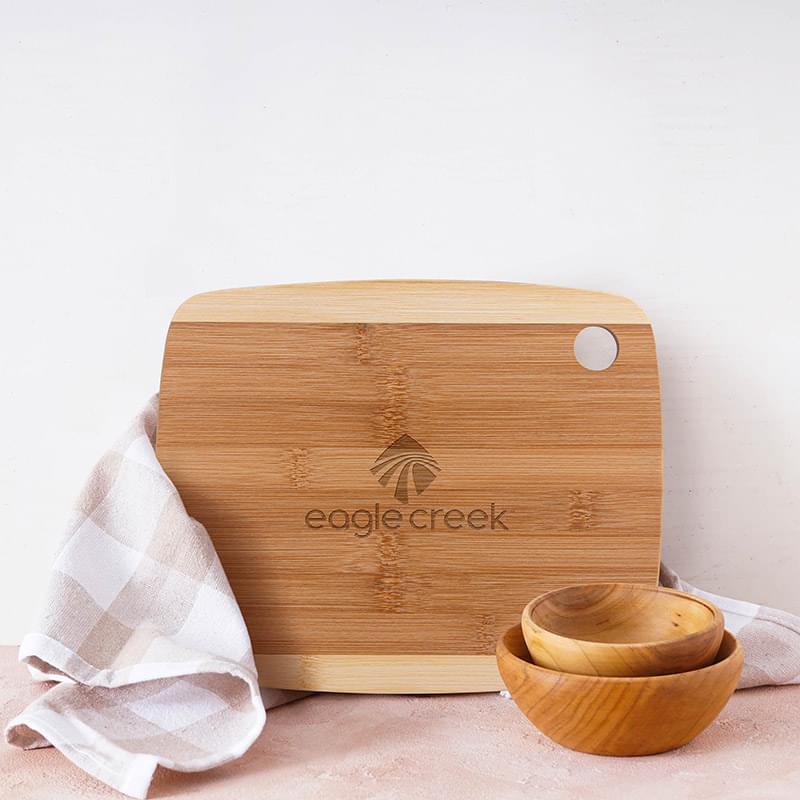 The Gosford 11-Inch Two-Tone Bamboo Cutting Board 6