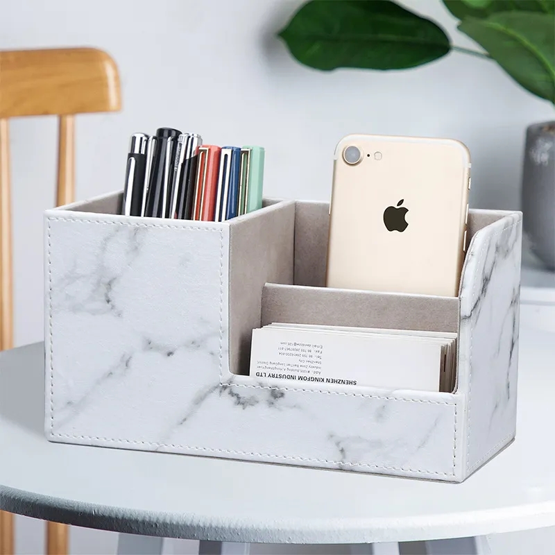 PU Leather Desk Organizer 2