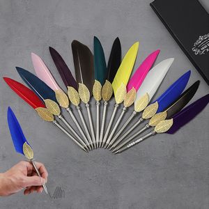 Feather Metal Pen With Gift Box 9