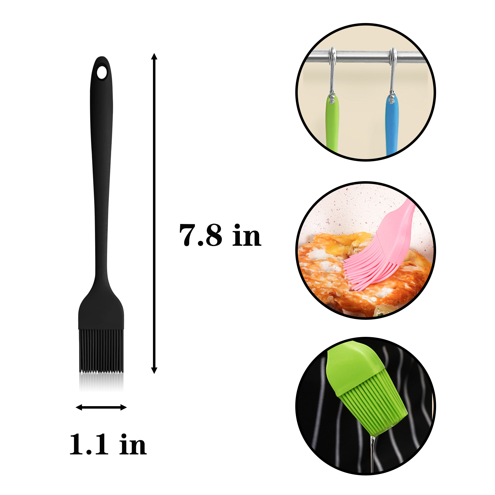 Hanging Silicone Grill Brush 6