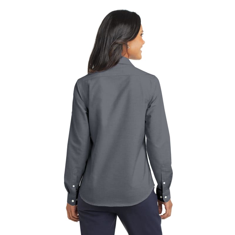 Port Authority Ladies SuperPro Oxford Shirt. 3