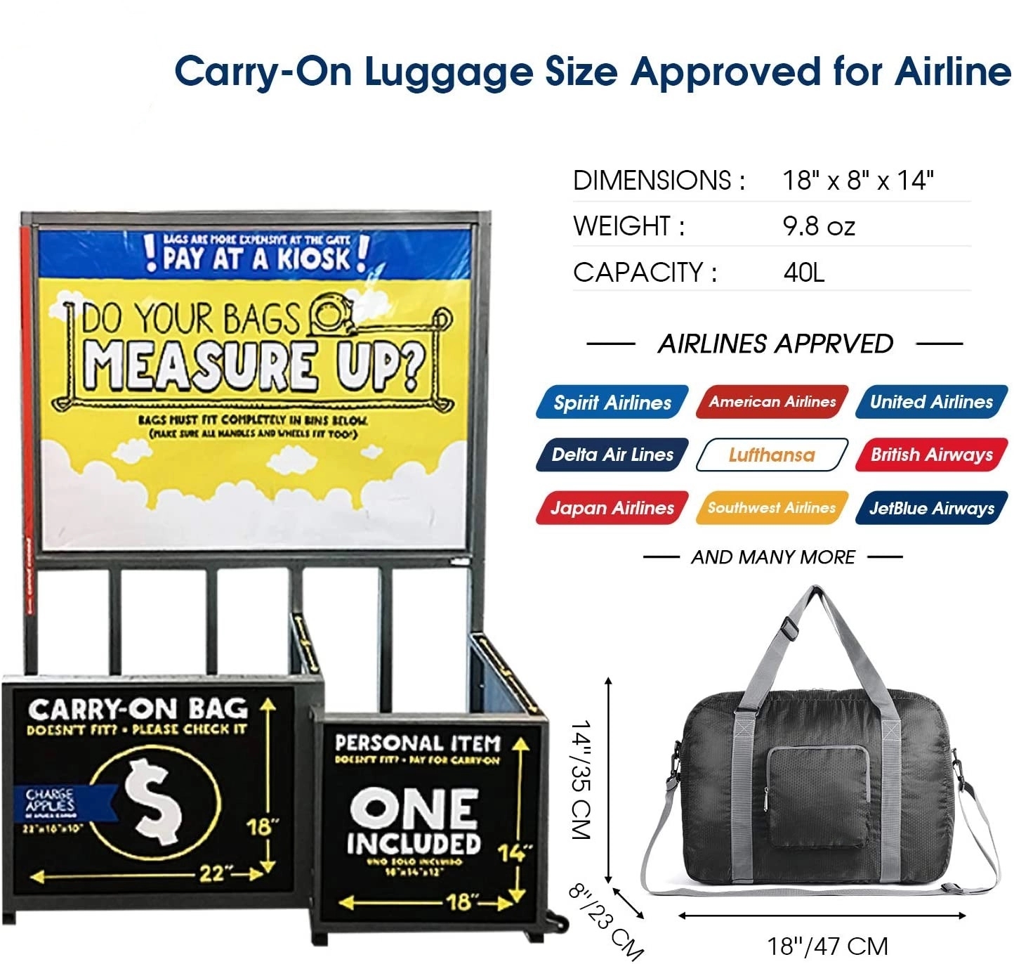 Water Resistant Foldable Travel Duffel Bag 1