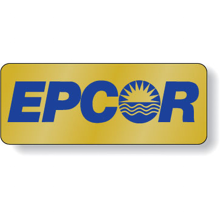 Dull Gold Foil Paper Roll Labels Stock Rectangle (1.125"x2.875")