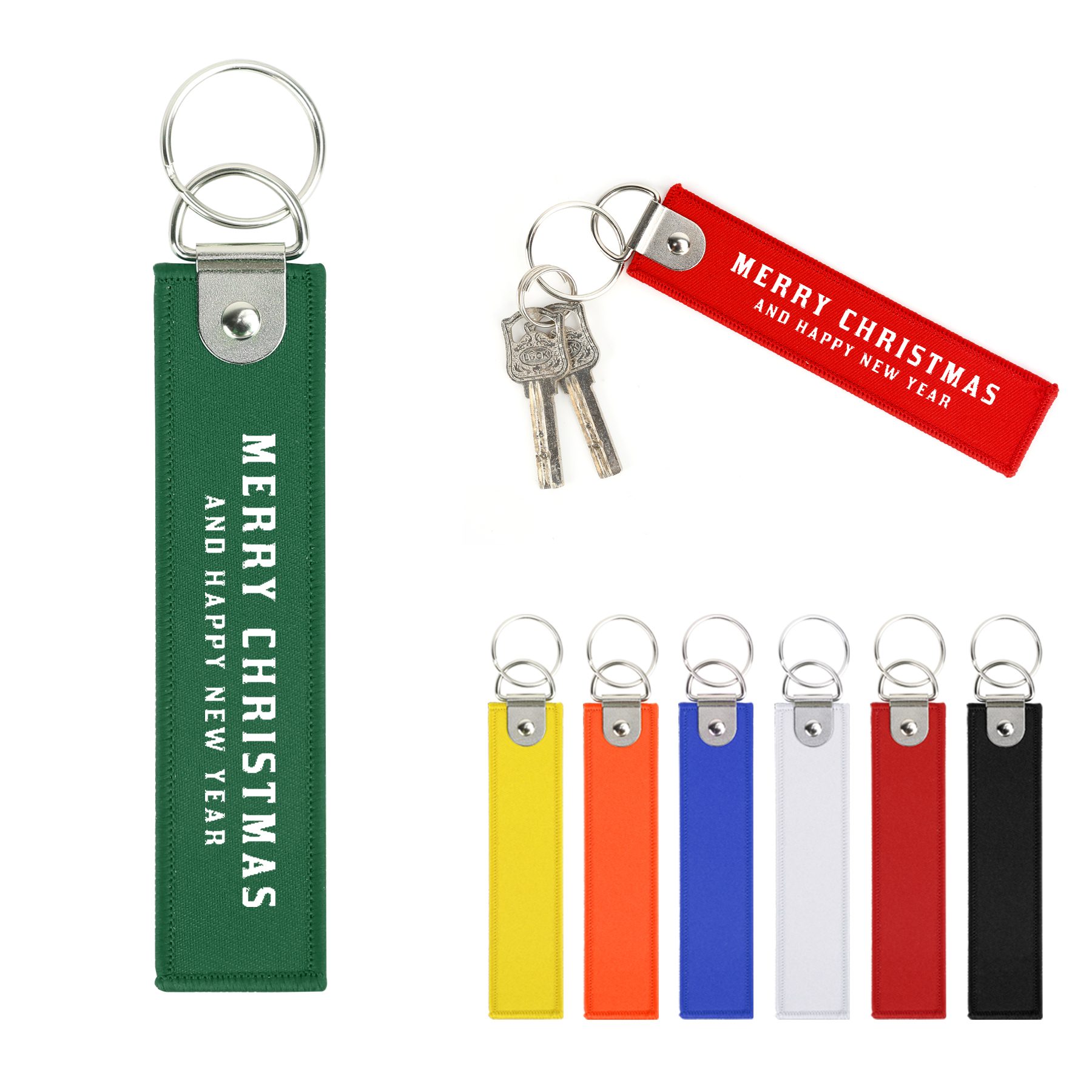 Woven Luggage Flight Keytag 12