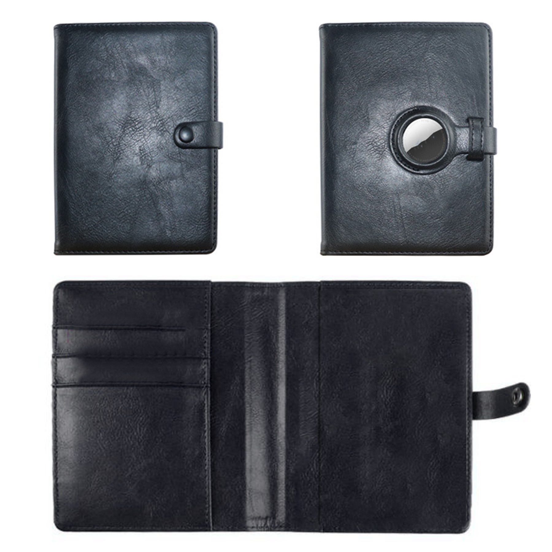 Pu Passport Card Cover W/ Tag Holder 5