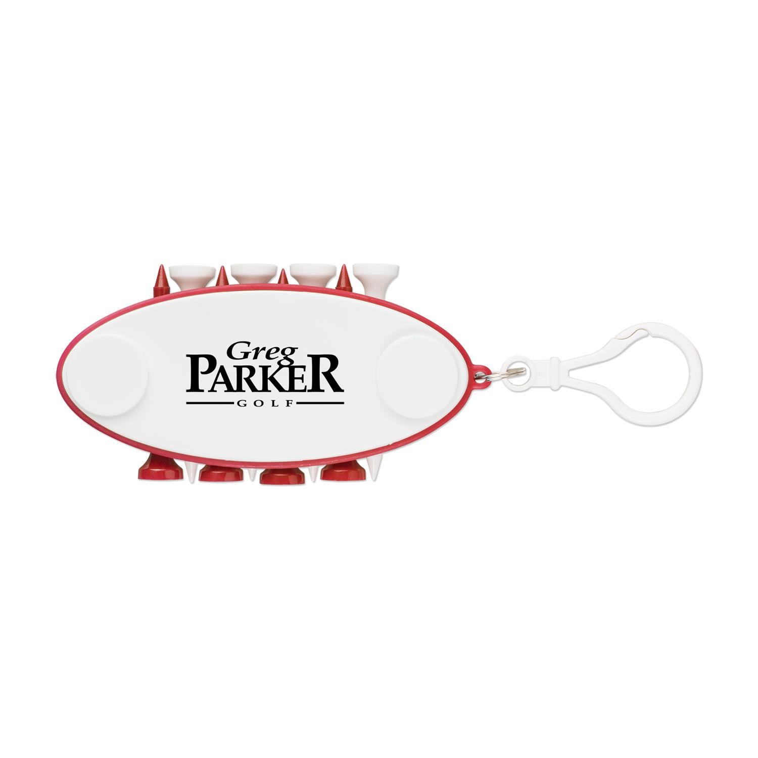 10 Piece Golf Tee Set Keychain 4