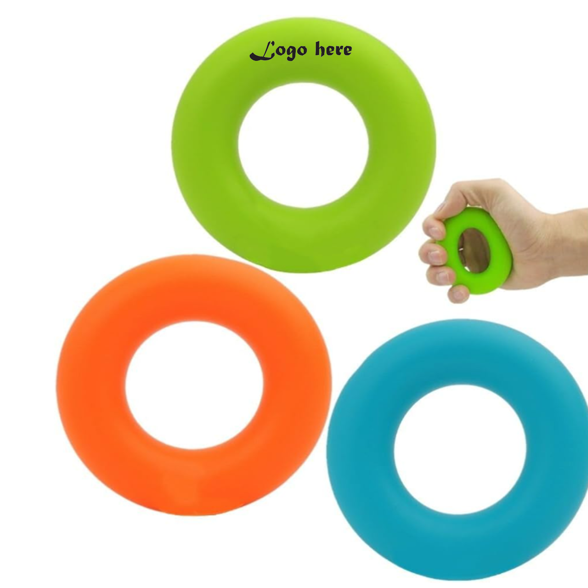 Portable Silicone Gripper Fitness Ring 2