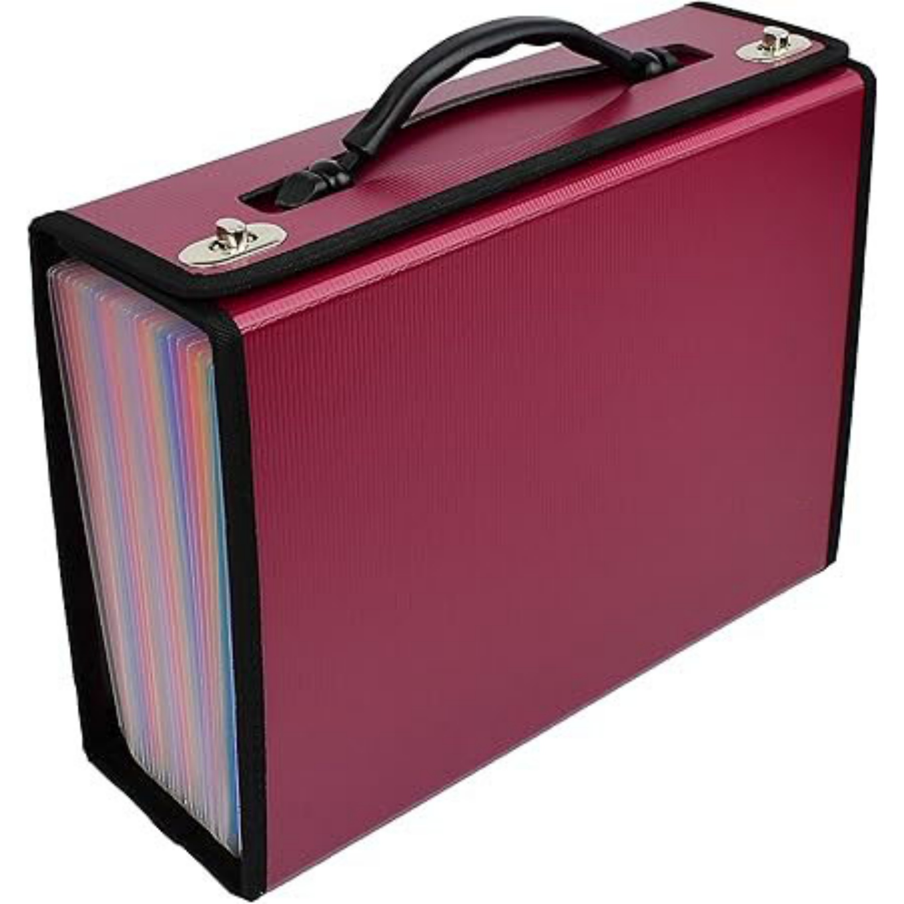 36 Pocket Double Lock Buckles Accordion File Organizer 2