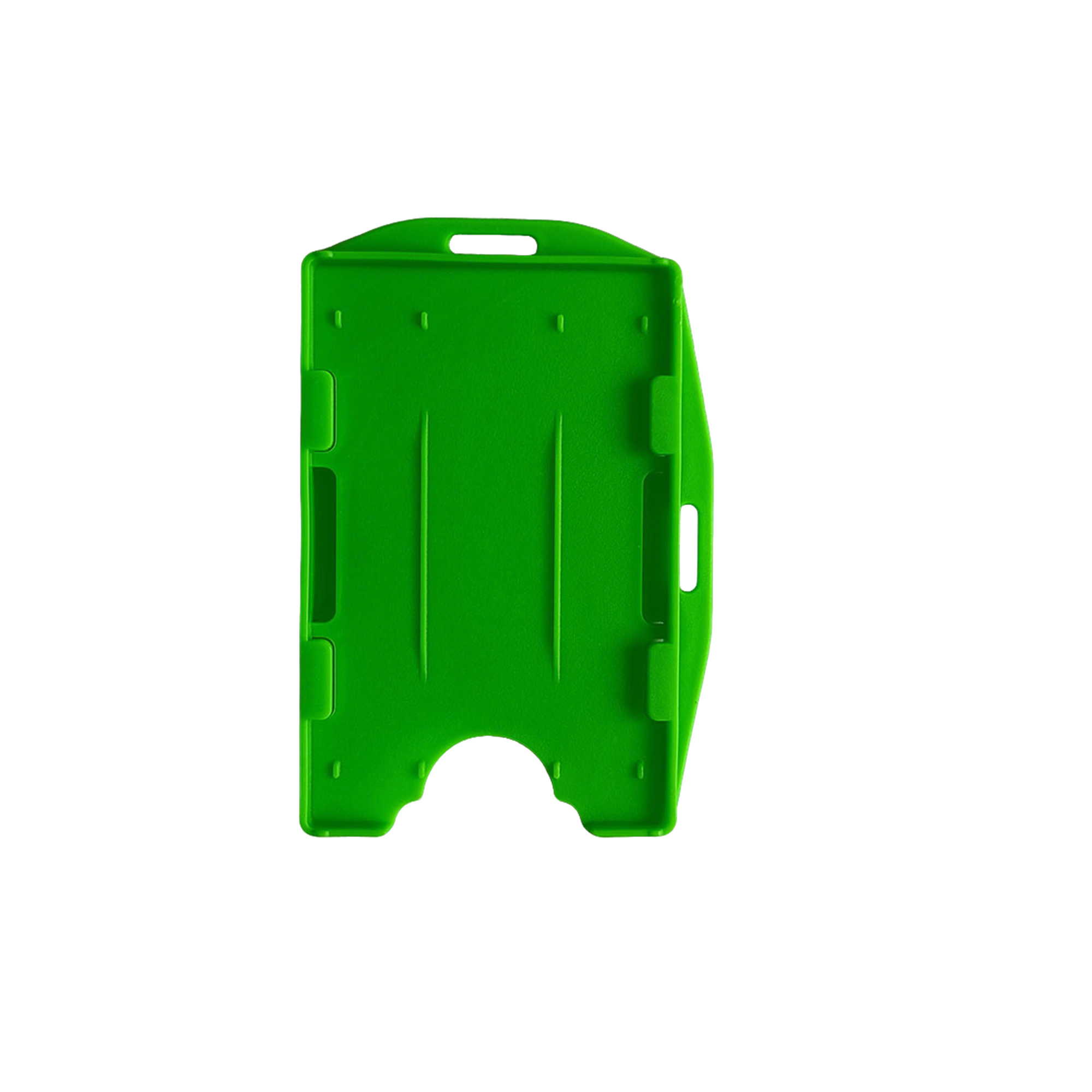 Clear Vertical Two Card Badge Holder 5