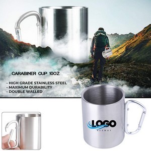9oz Foldable Handle Stainless Steel Cup 12