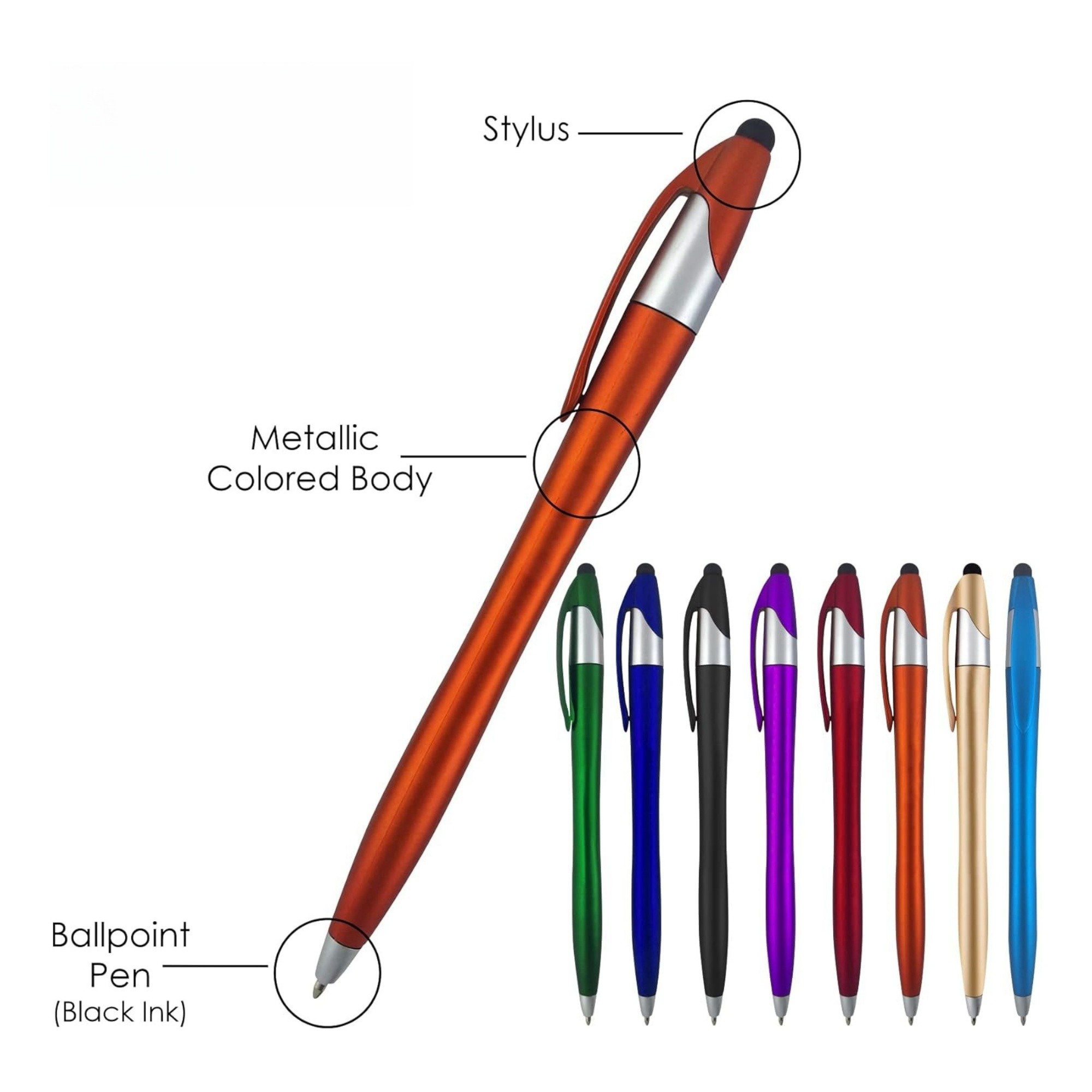 2 In 1 Capacitive Stylus Ballpoint Pen 3