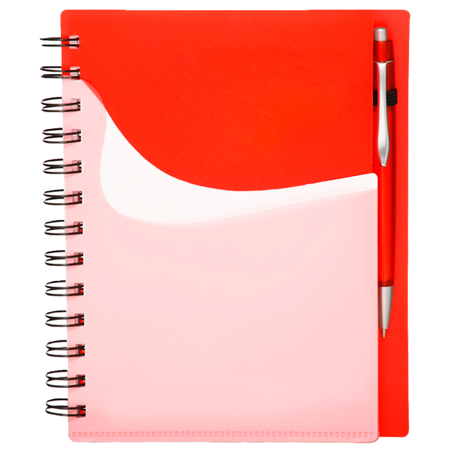 Spiral Notebooks with Front Pocket 6