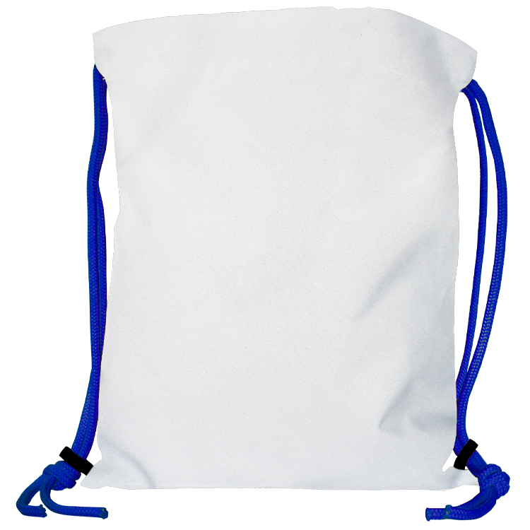Super Drawstring Pack (Two side Imprint)-Royal Heavy Rope 10