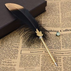 Pure Color Feather Pen 13
