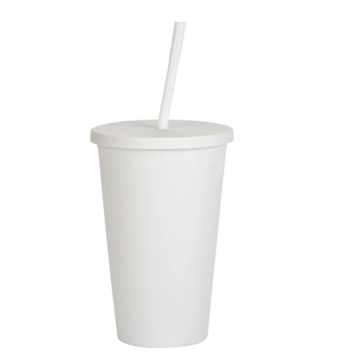 16 Oz Insulated Double Wall Tumbler Cup With Lid And Straws 2