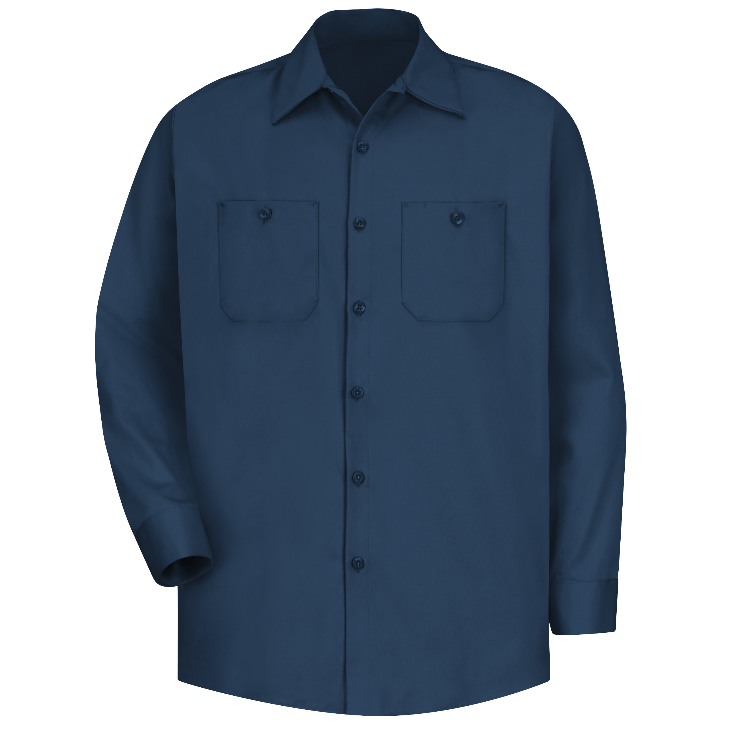 Red Kap® Men's Long Sleeve Wrinkle-Resistant Cotton Work Shirt 8