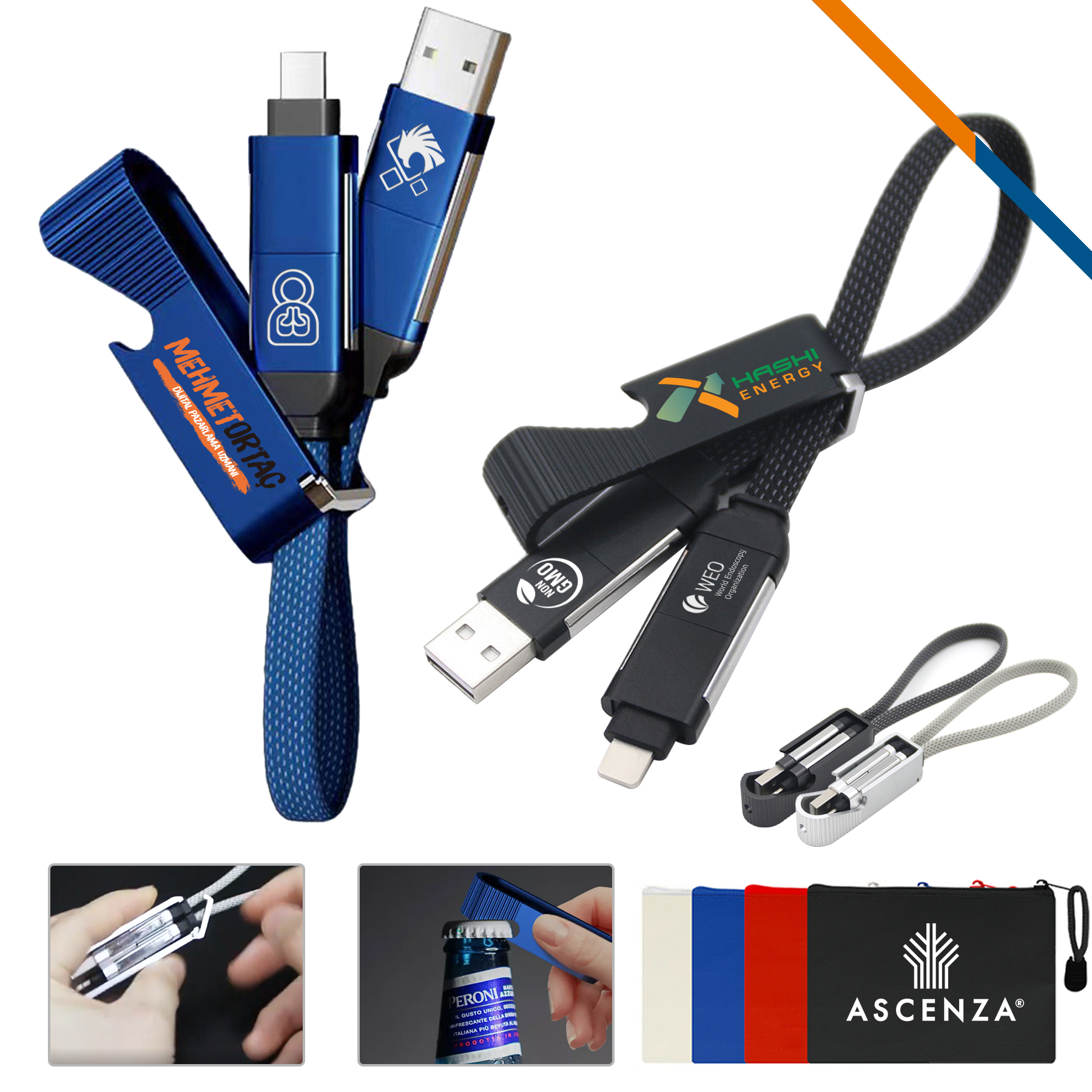 Bijou 4in1 Fast-Charging Opener Cable 4