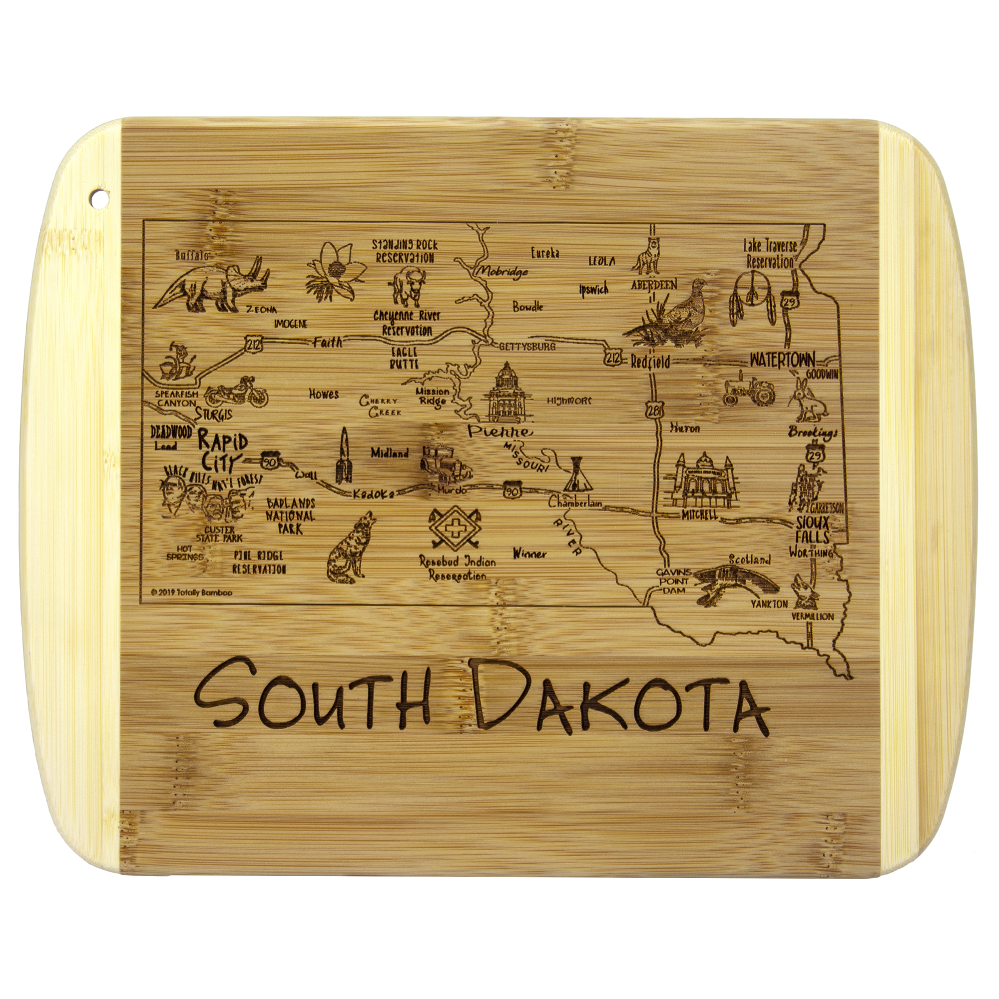 A Slice of Life South Dakota Serving & Cutting Board 4