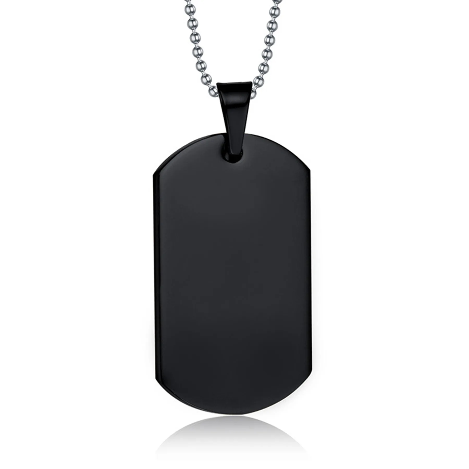 Stainless Steel Dog Tag Pendant Necklace 4