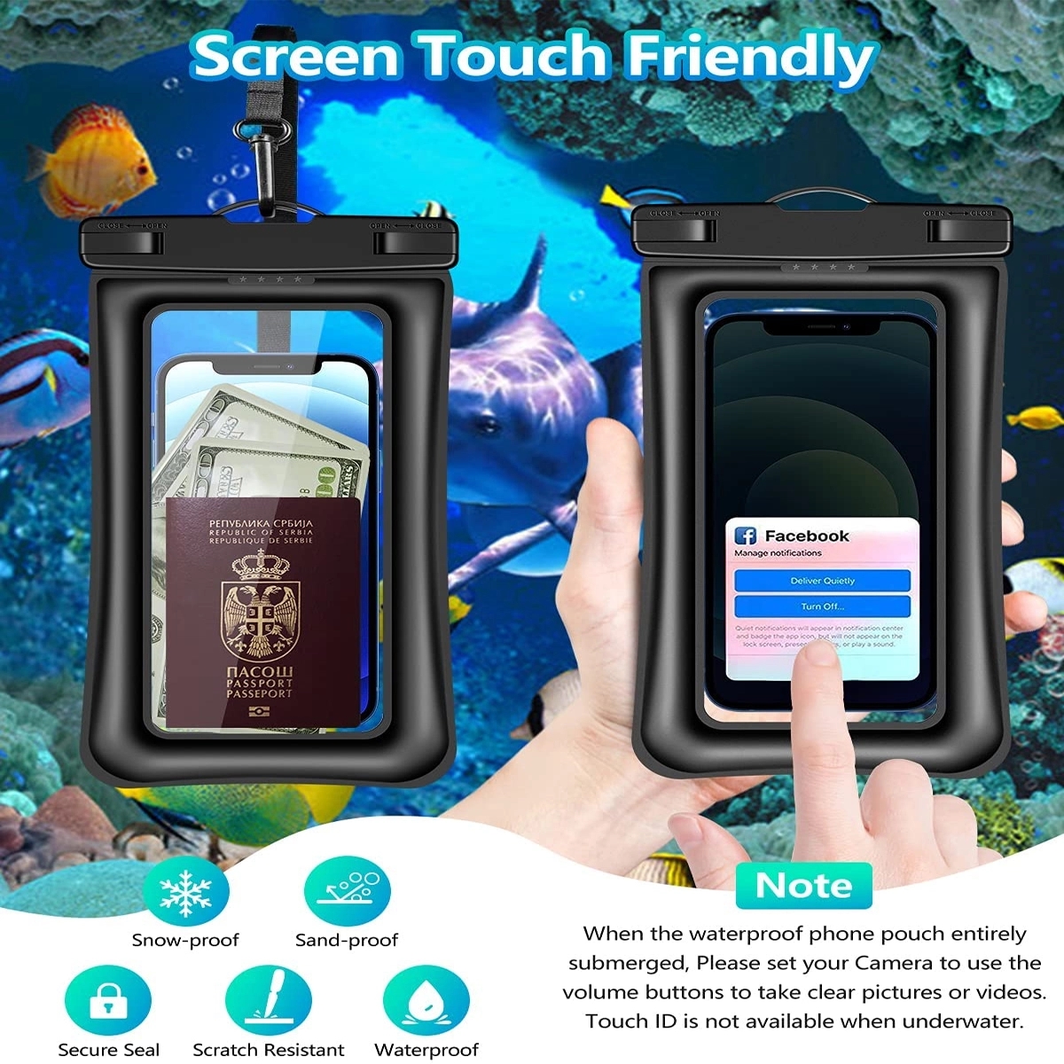Floating Universal Waterproof Phone Pouch 5