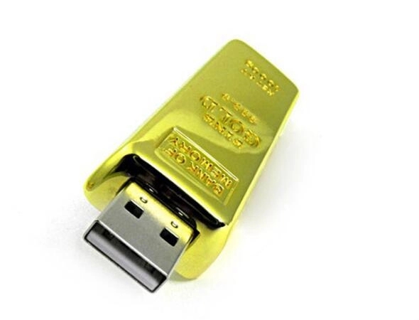 Gold Bar USB flash drive 2GB 4GB 8GB 16GB 4