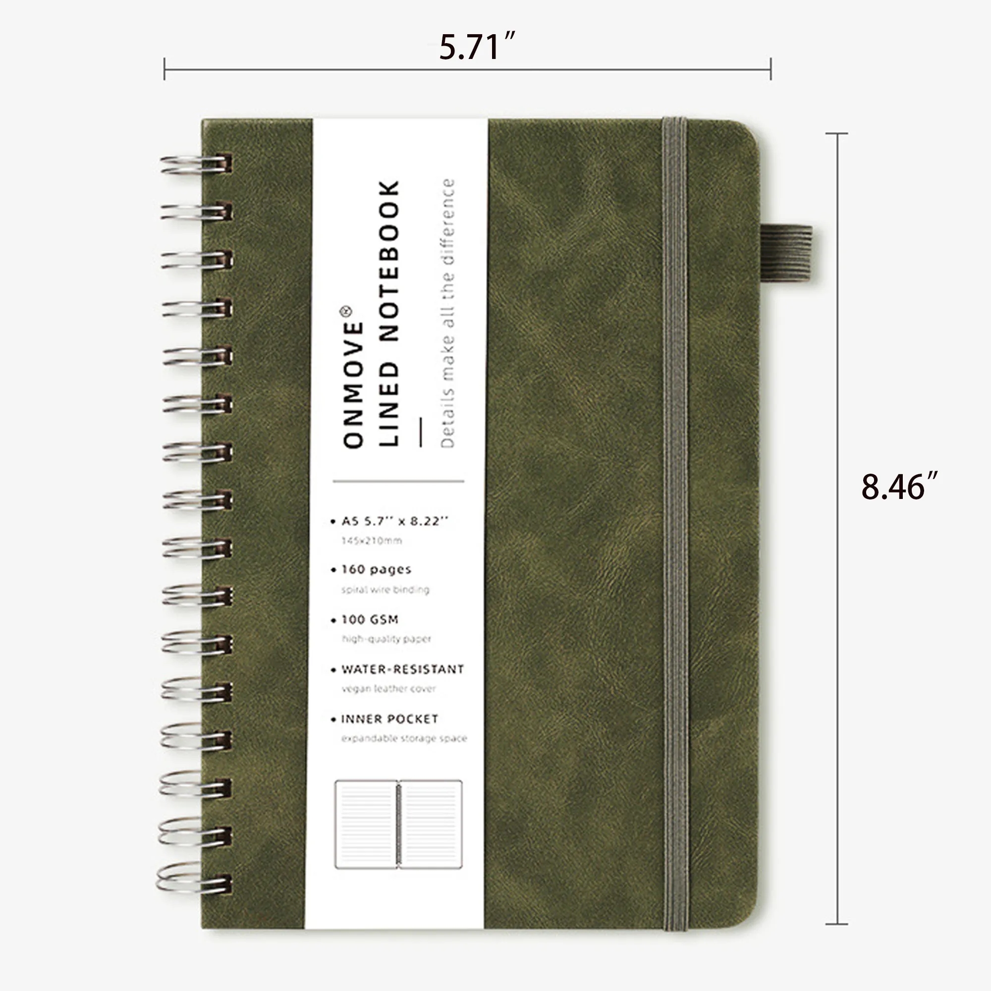 Lined Spiral Journal Notebook 3