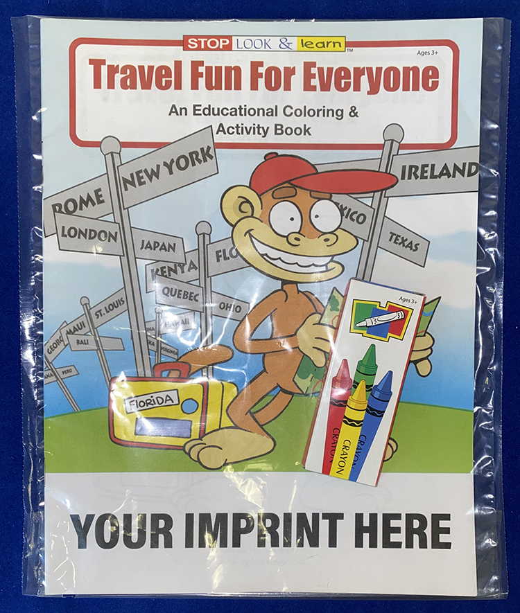 COLORING SET - Travel Fun For Everyone Coloring Book Fun Pack 2