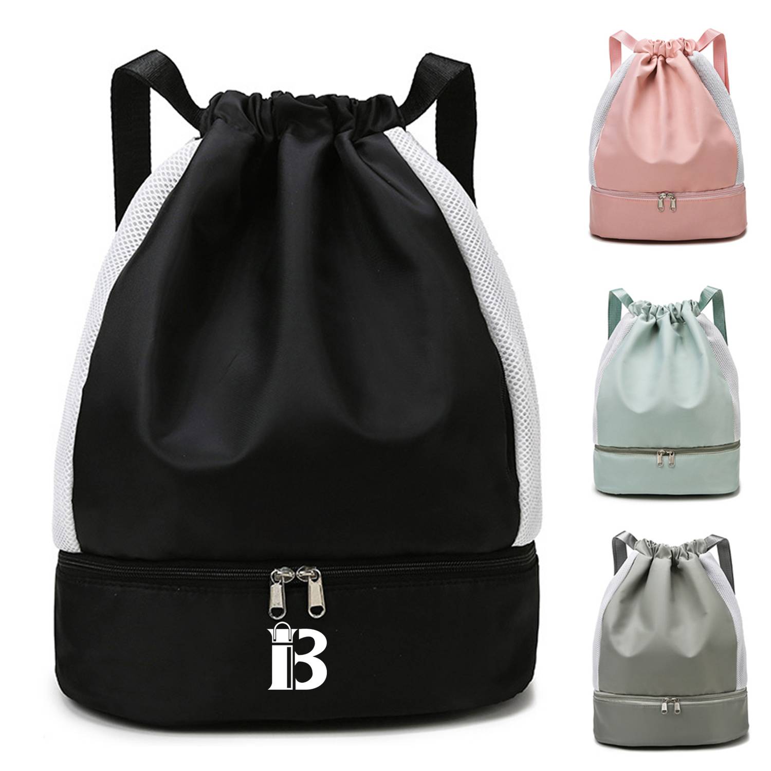 Oxford Lightweight storage for travel drawstring backpacks 6