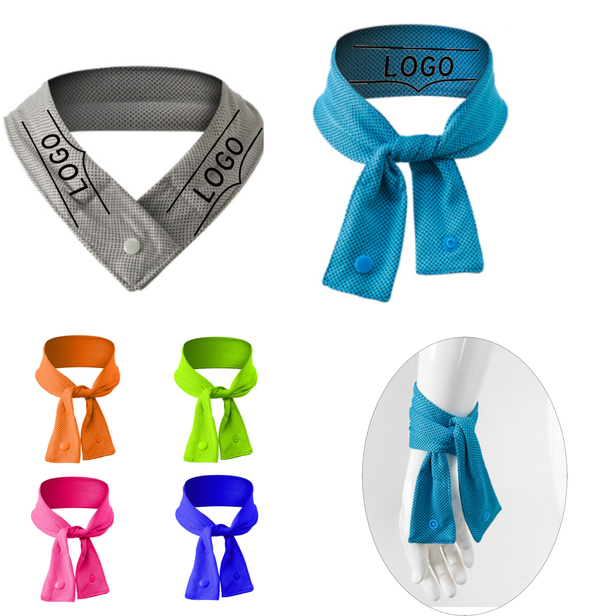 Outdoor Sports Cooling Ice Neck Scarf 2