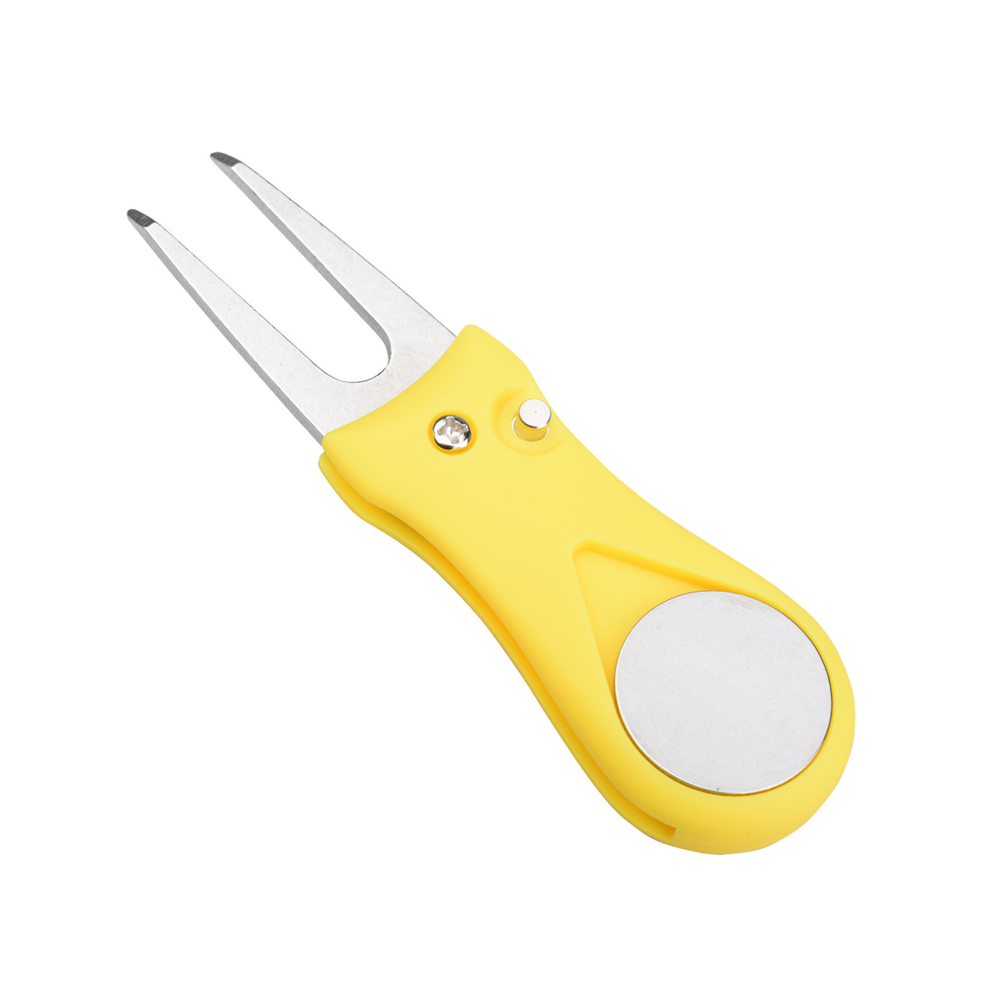 Foldable Metal Golf Divot Repair Tool 4.4 x 1.3 x 0.6" 12