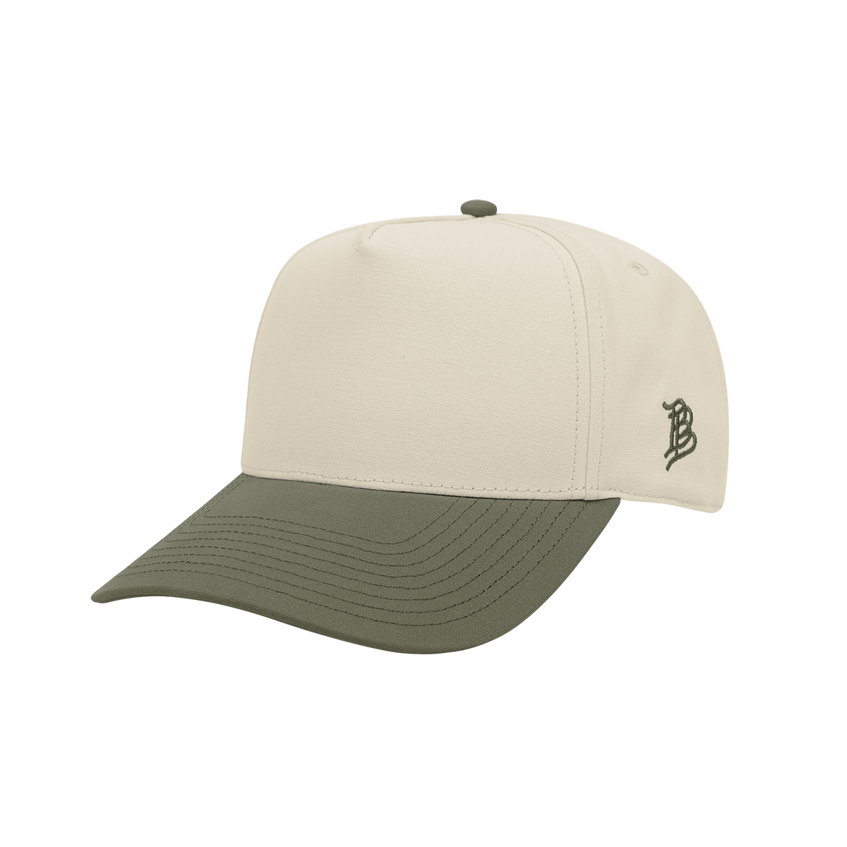 Branded Bills 33510 Bare Curved Two-Tone Canvas Cap 9