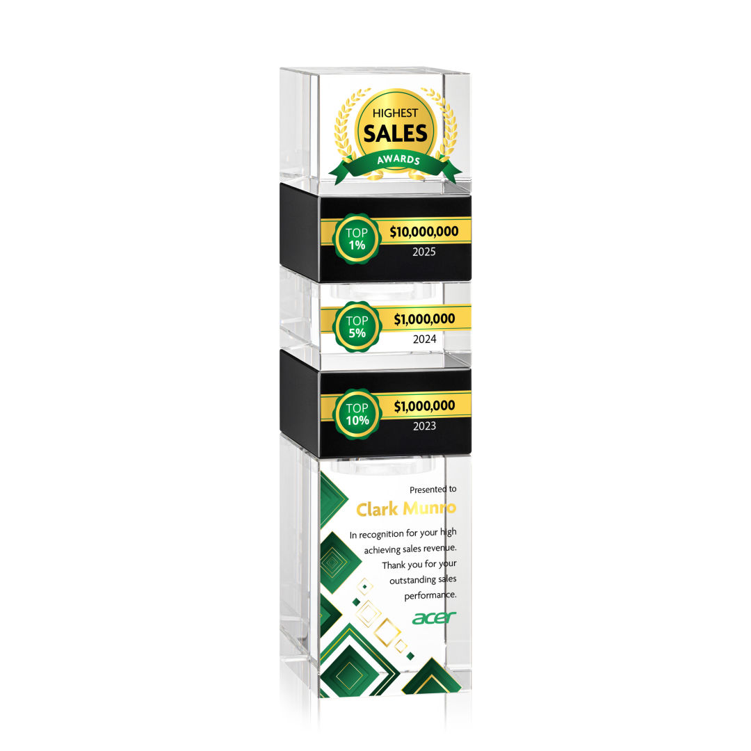 Tofino Stacker VividPrint™ Award - Clear 7