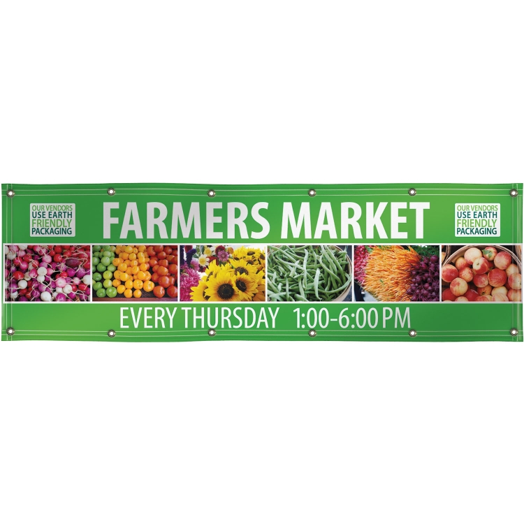 3' x 10' 18 oz. Vinyl Banner Single-Sided 3