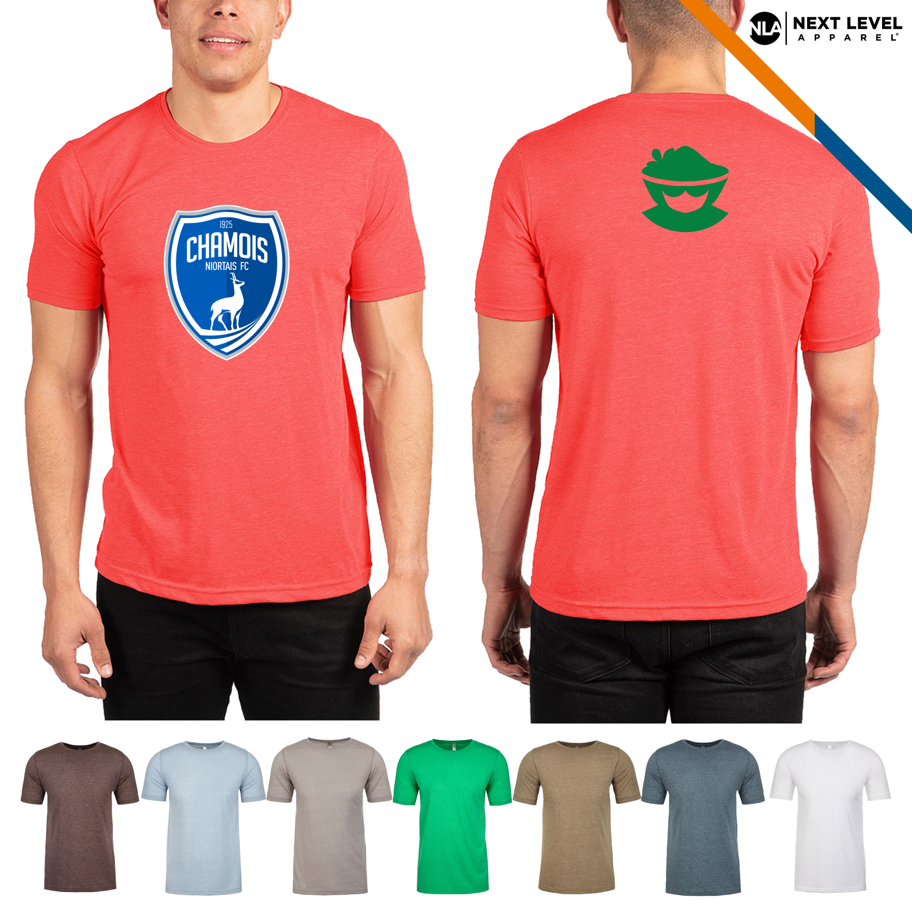 Next Level® 3.7 oz. 65/35% Poly/Cotton Men Tees 2