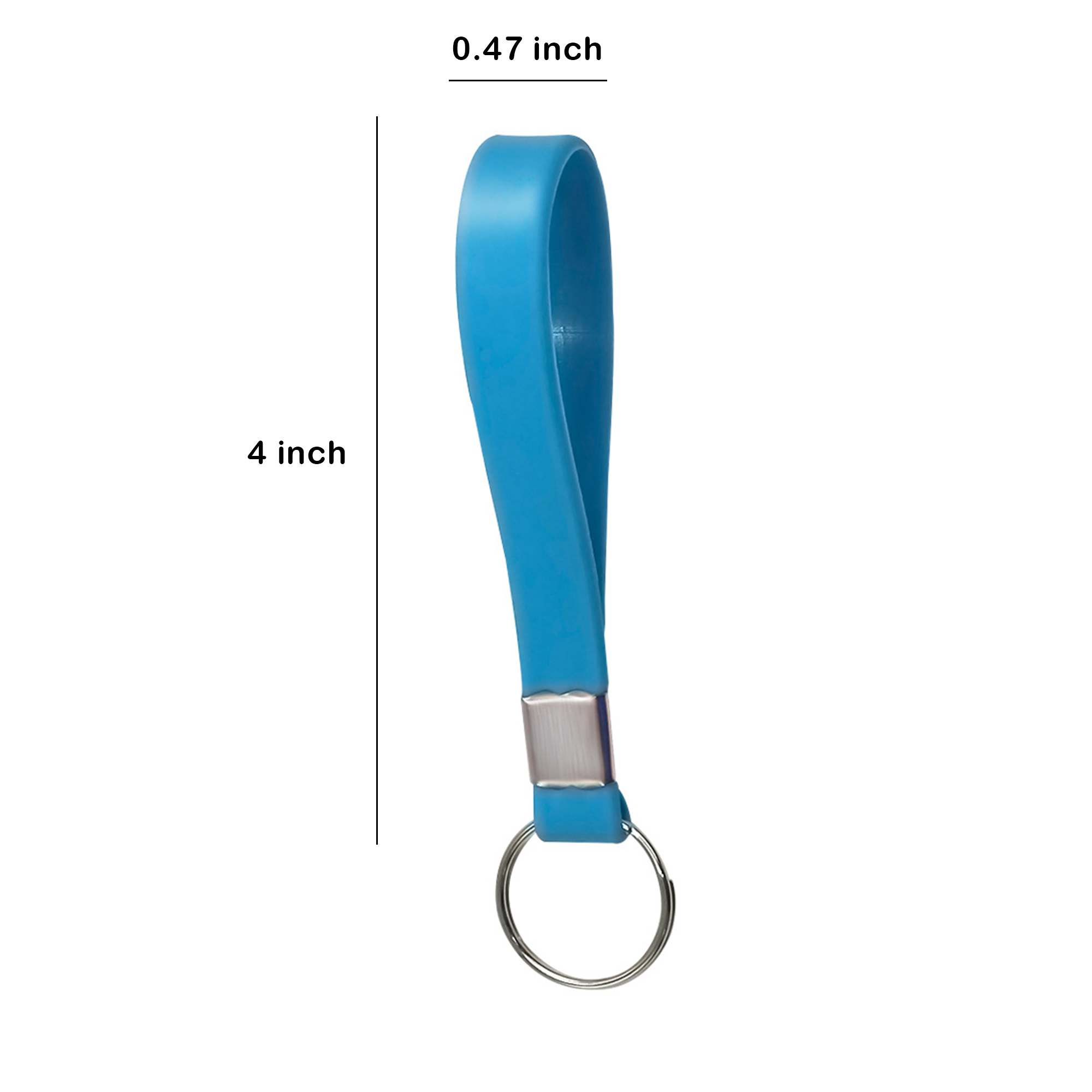 Silicone Wristband Key Chain 1