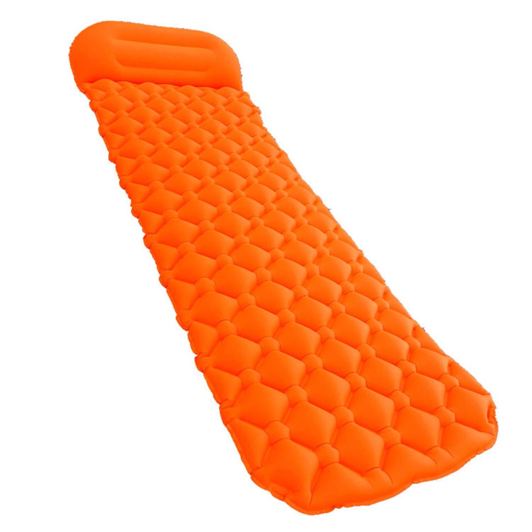 TPU Sleeping Mattress Inflatable Camping Mat With Pillow 6