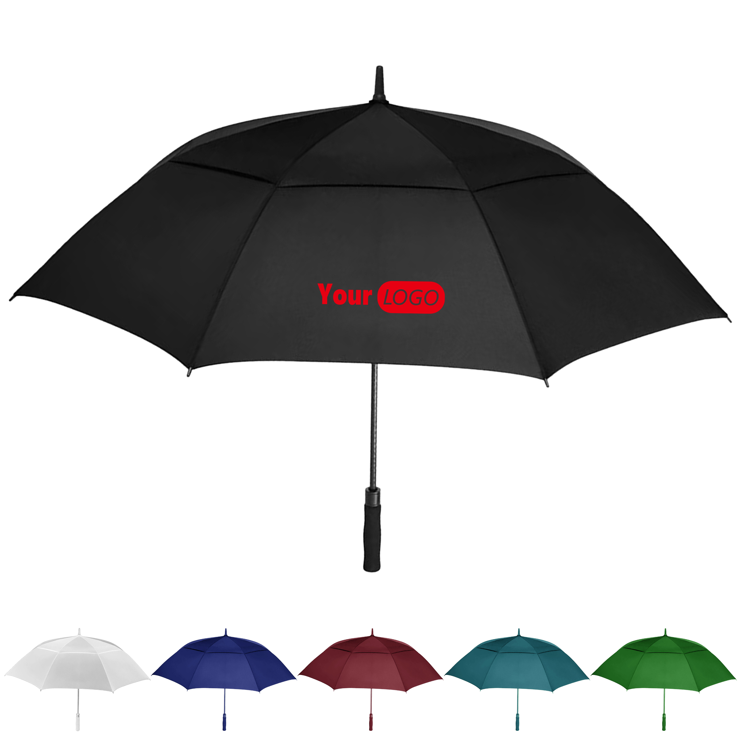 Blend Logo-Ready Oversized Golf Umbrella 3