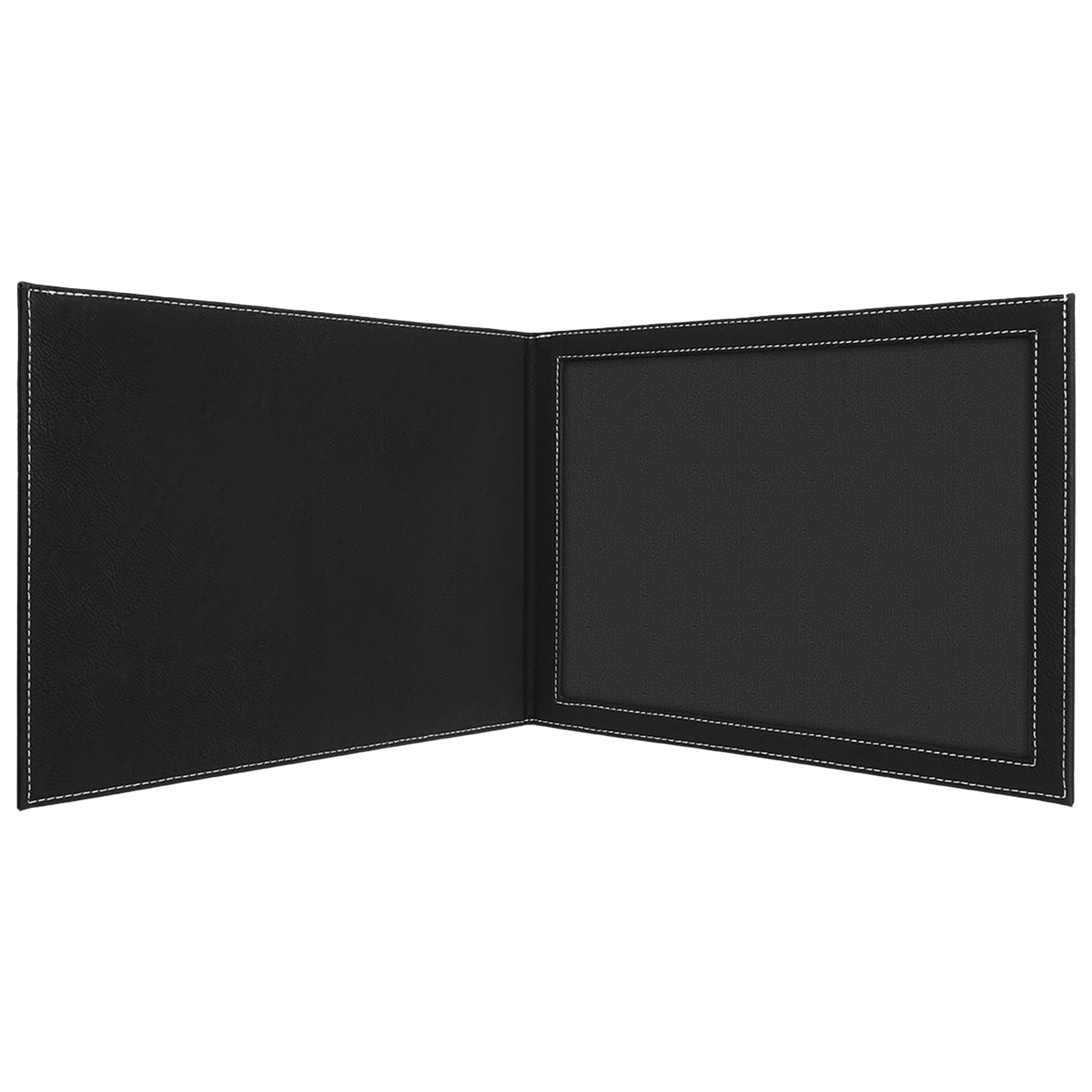 Black/Silver Leatherette Certificate Holder 6