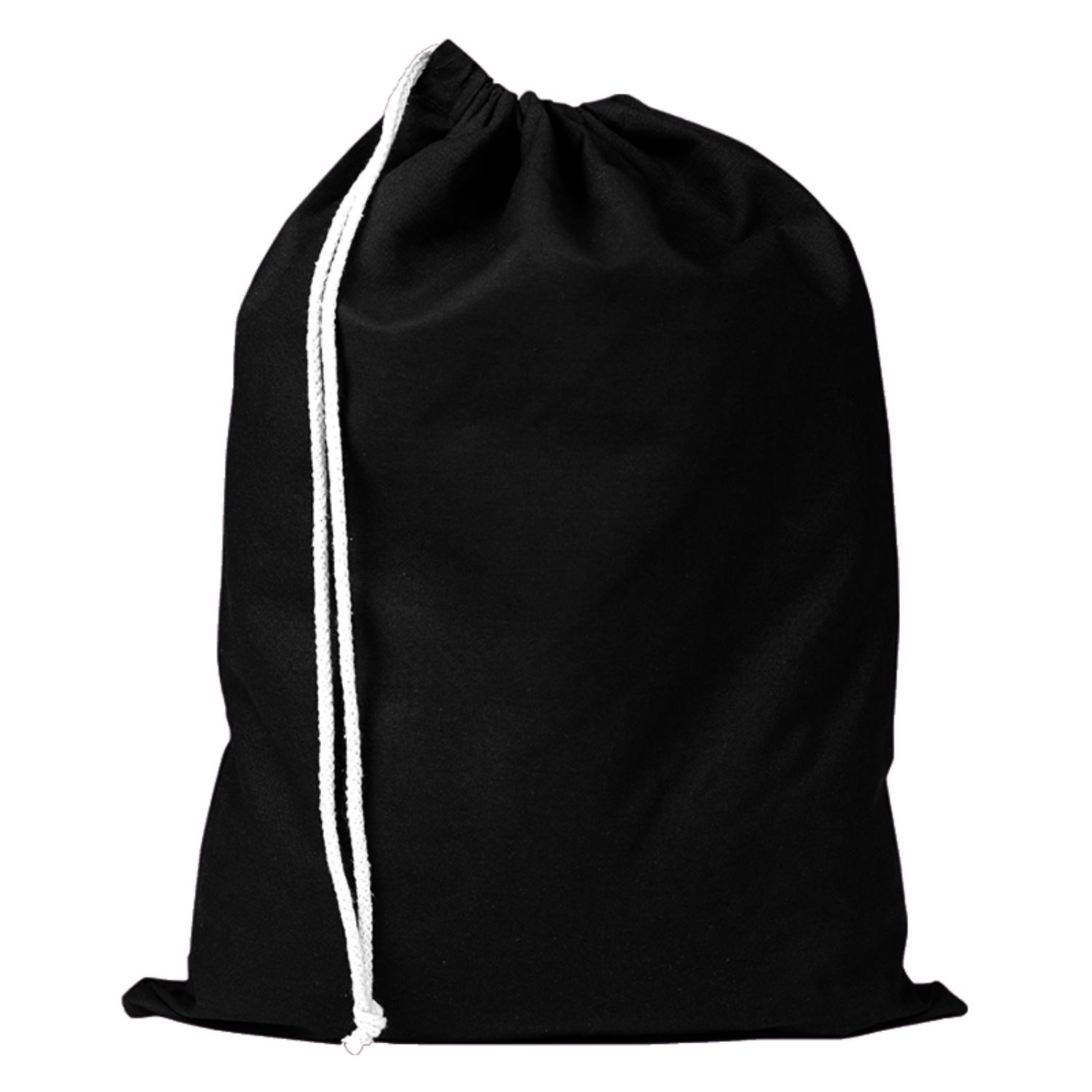 100% Cotton Sheeting Shoe Drawstring Bag USA Decorated (13" x 17")